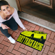 Custom shaped sprint car door mat