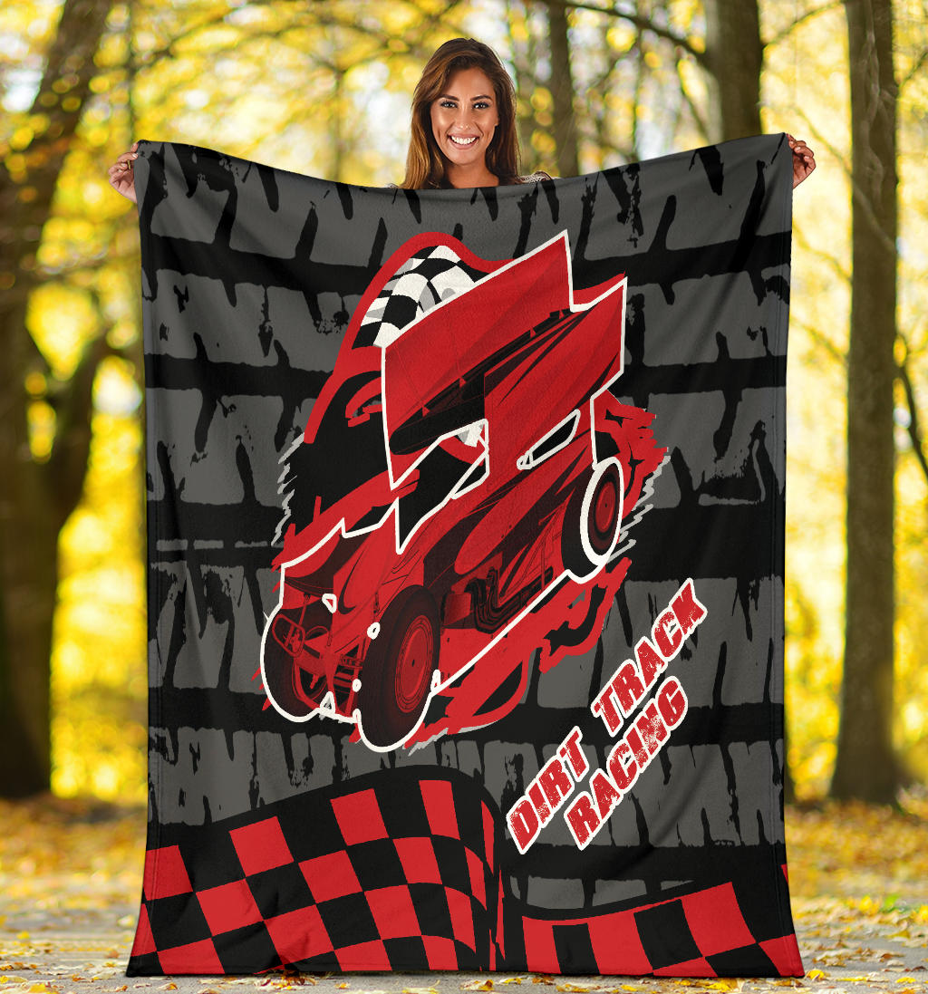 Sprint Car Racing Blanket