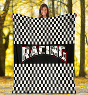 Racing Checkered Blanket