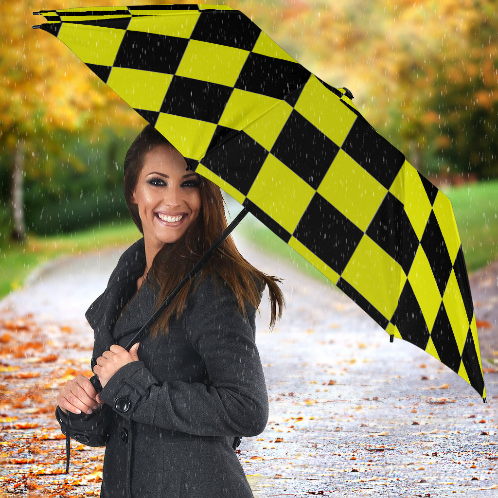 Racing Checkered Flag Umbrella