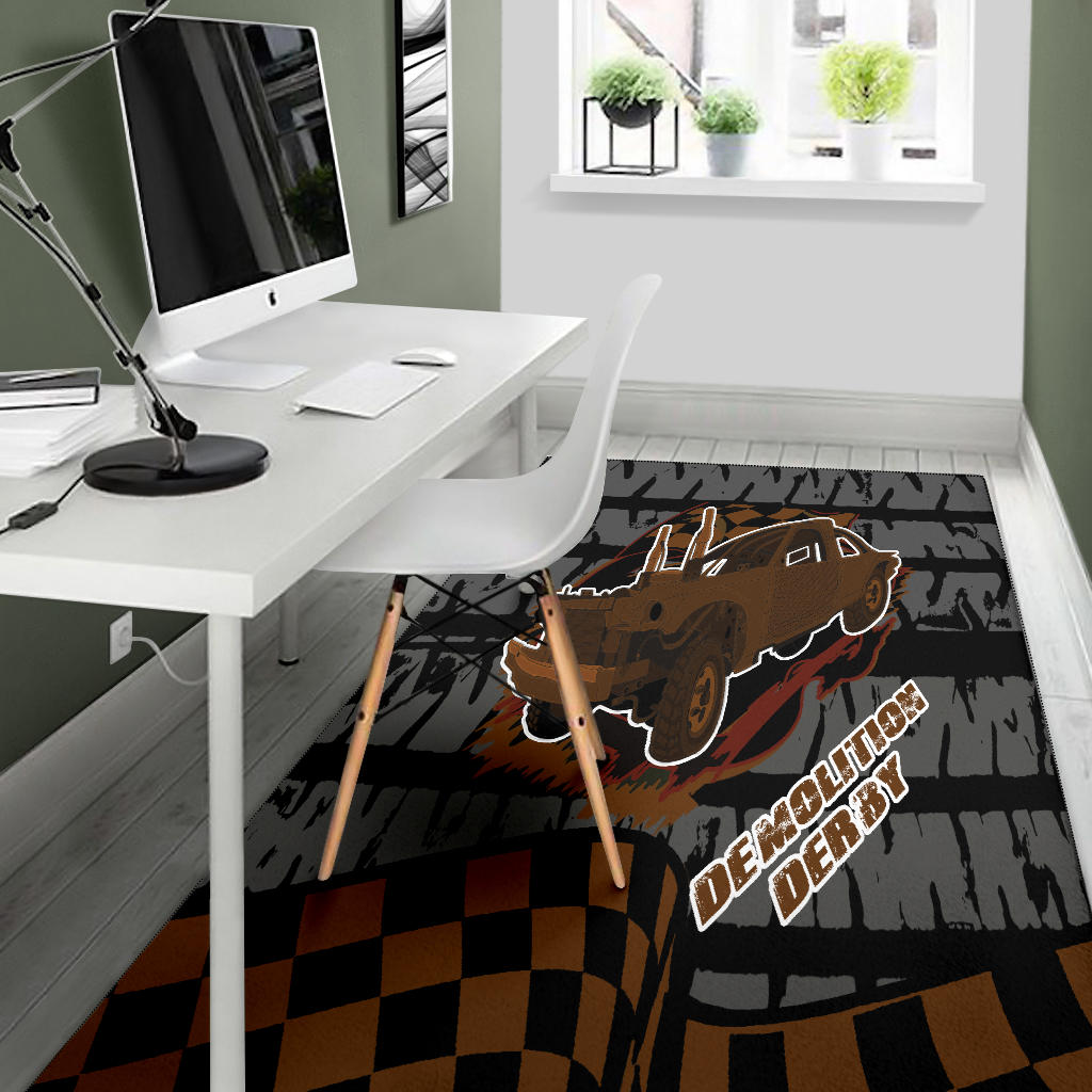 Demolition Derby Rug