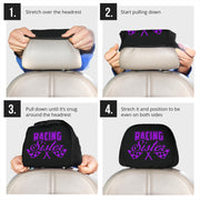 Racing Car Seat Headrest Covers