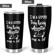 Drag racing tumbler