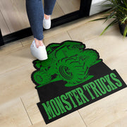 Custom Shaped Monster Trucks Door Mat