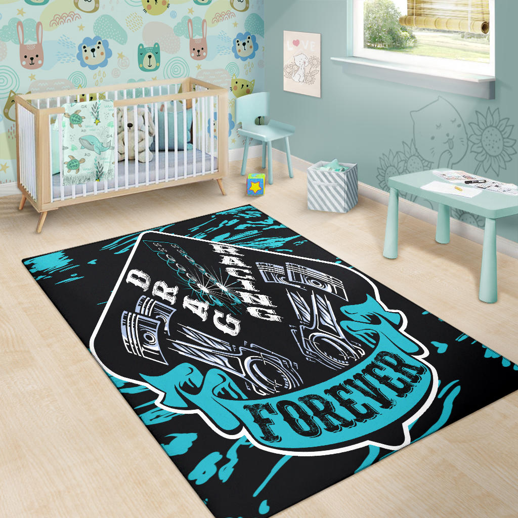 Drag Racing Forever Rug