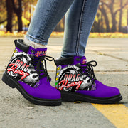 Drag Racing All-Season Boots purple