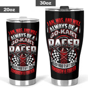 go kart racing tumbler