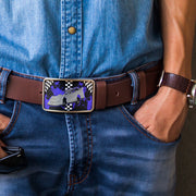 Dirt Track Racing Belt Buckle