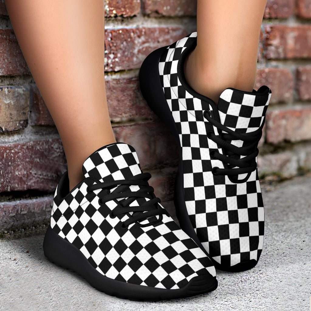 Racing Sneakers Checkered Flag