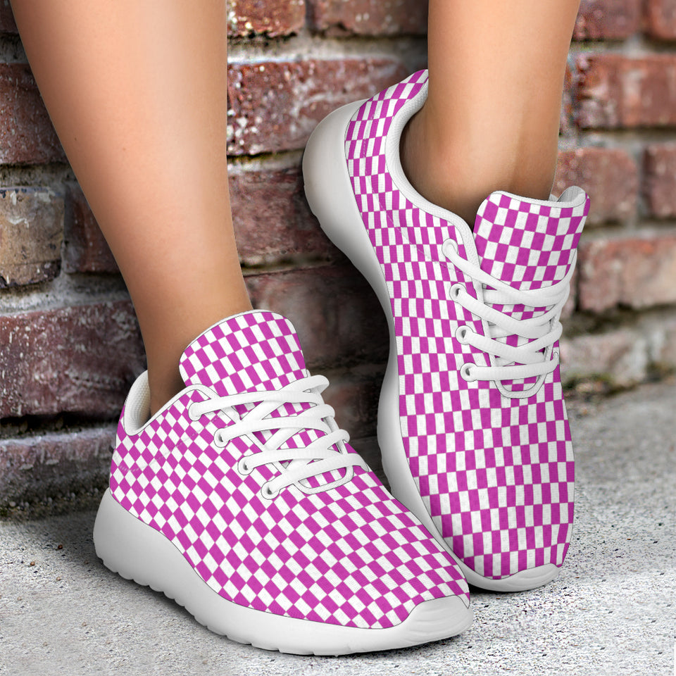 Racing Checkered Flag Sneakers White