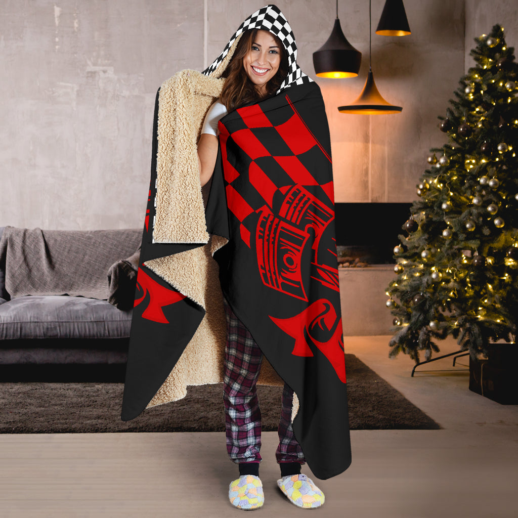 Racing Forever Hooded Blanket