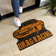 Custom shaped drag racing door ma