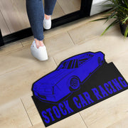 Custom shaped street stock door mat