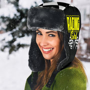 Racing Girl Checkered Trapper Hat