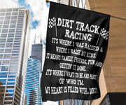 Dirt Track Racing Flag