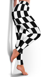 Racing Checkered Leggings