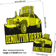 Custom Shaped Demolition Derby Door Mat