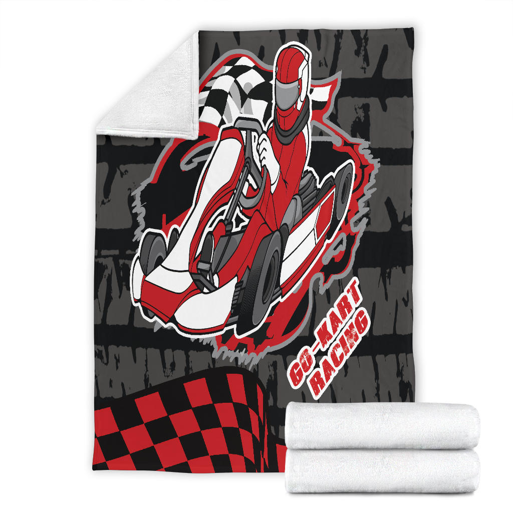 Go-Kart Racing Blanket