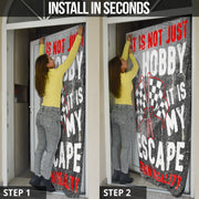 It's Not Just A Hobby it's my escape from reality Racing Door Sock