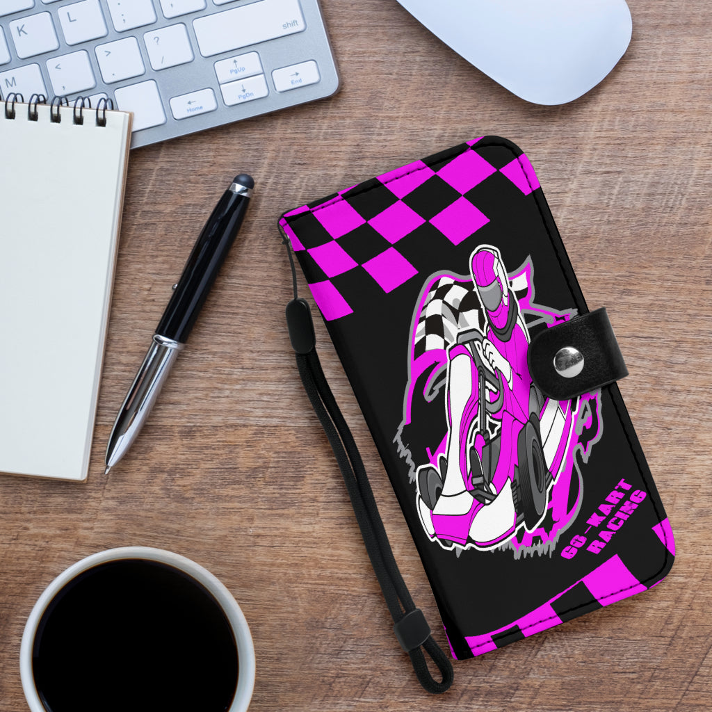 Go Kart Racing wallet phone case