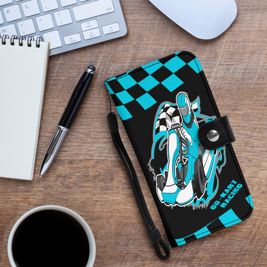 Go Kart Racing wallet phone case