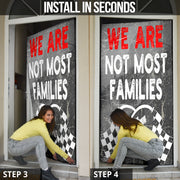 We Are Not Most Families Sprint Car Door Sock