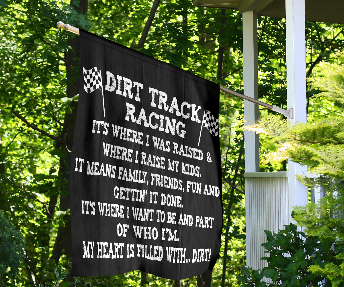 Dirt Track Racing Flag