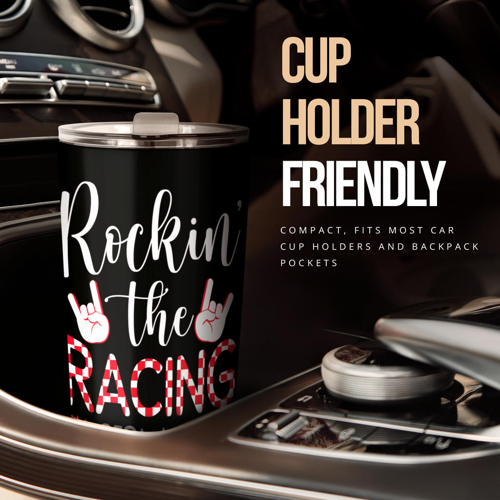 racing girl tumbler