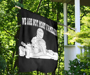 We Are Not Most Families Kart Racing Flag