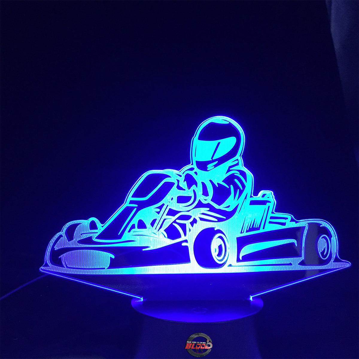 Go-Kart Racing 3D Led Lamp