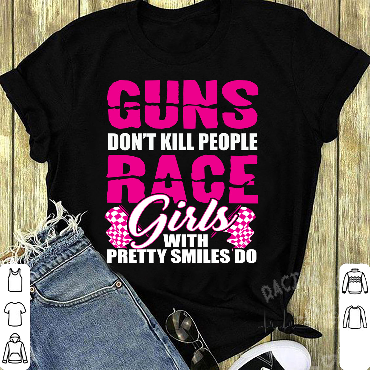 racing girl t-shirts