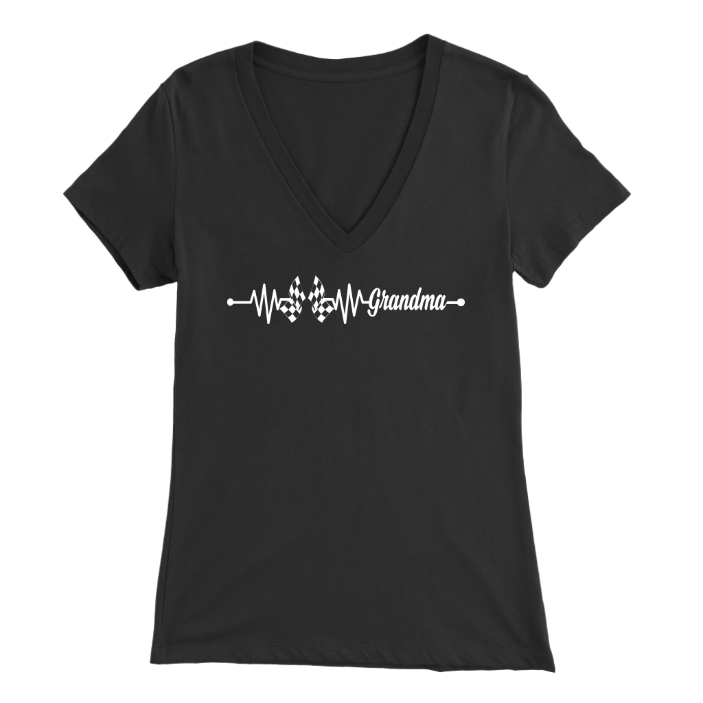 Racing Grandma Heartbeat T-Shirts!