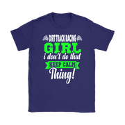 dirt racing girl t-shirts
