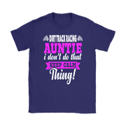 dirt racing auntie t-shirts