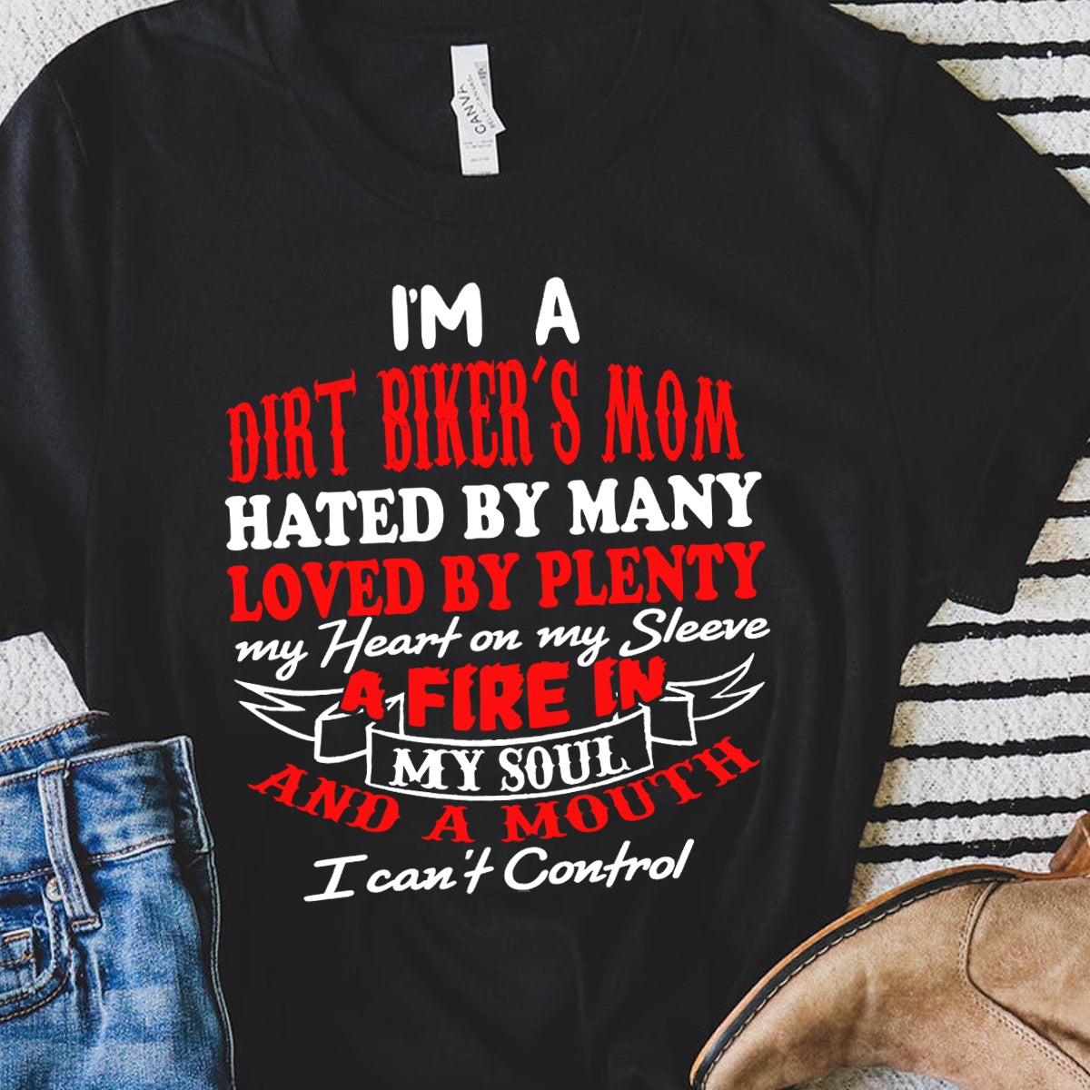 Dirt Biker's Mom t-shirts