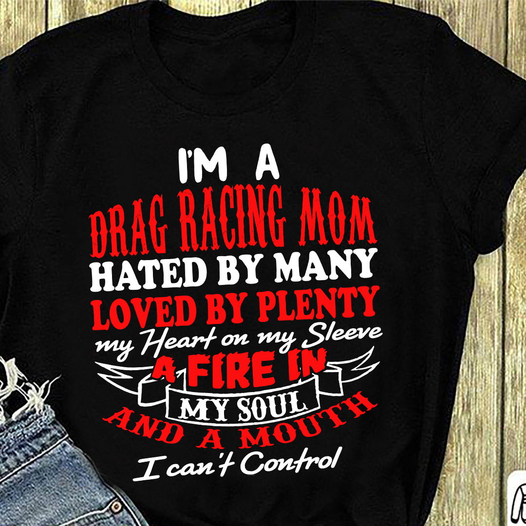 drag racing mom t-shirts