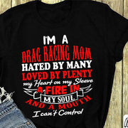 drag racing mom t-shirts