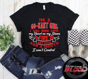 go kart racing girl t-shirts