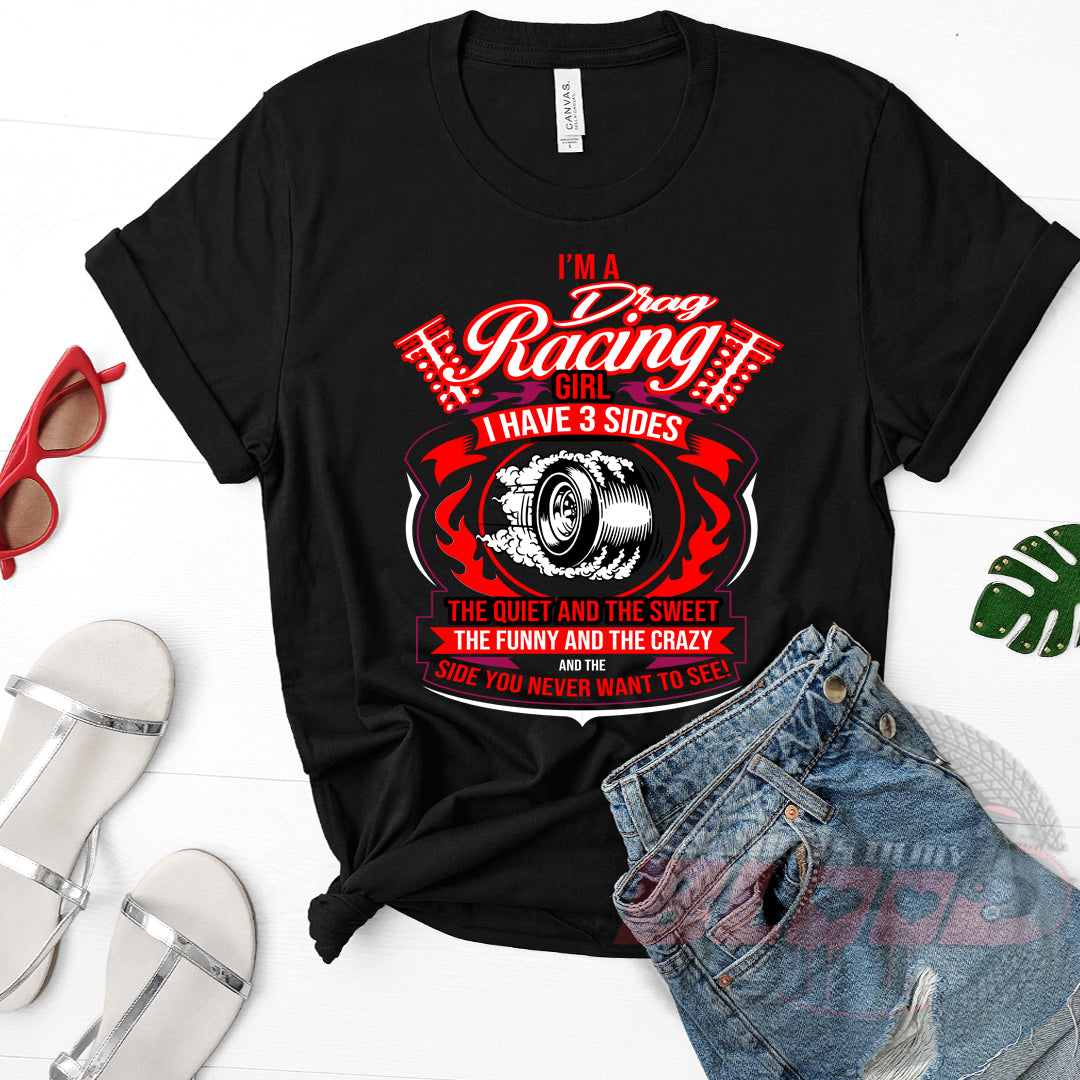 drag racing women's t shirt