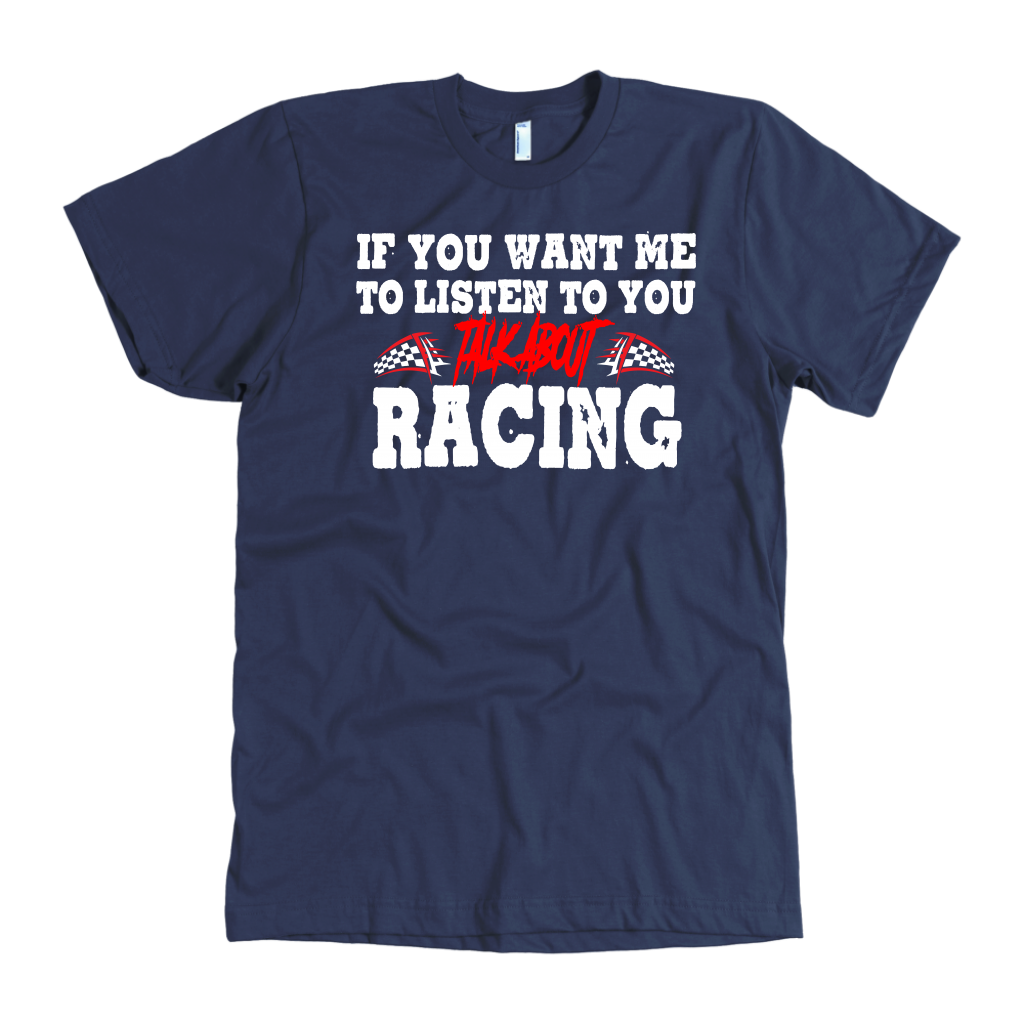 Funny racing quote t-shirt hoodie and apparel for motorsports fans