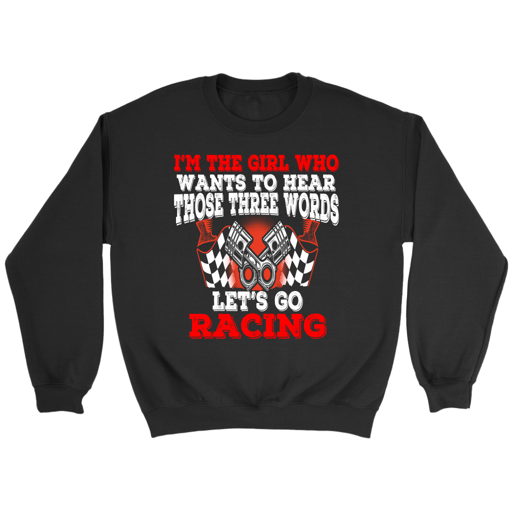 Let's Go Racing, Funny Racing Shirts, Women's Motorsports Apparel, Car Girl Graphic Tee, Racetrack Hoodie, Summer Racing Tank, Pit Lane V-Neck, Stock Car Fan Clothes, Dirt Track Gift, Speedway Watch Party Outfit