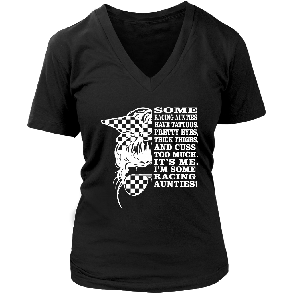 racing auntie t-shirts