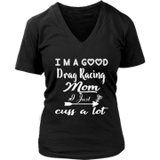 drag racing women's t-shirts