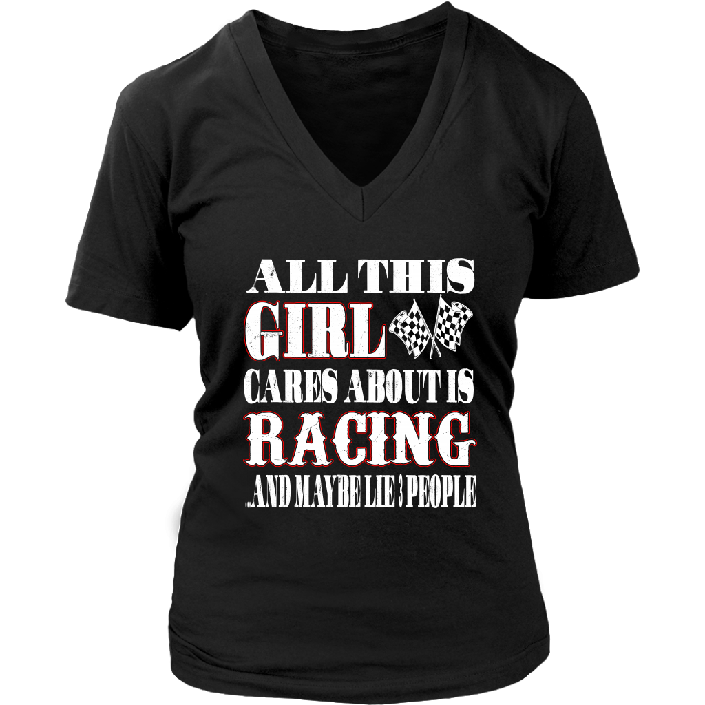 racing girl t-shirts