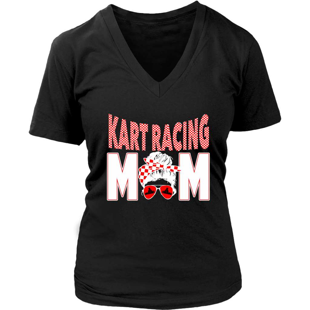 go kart racing mom t-shirts