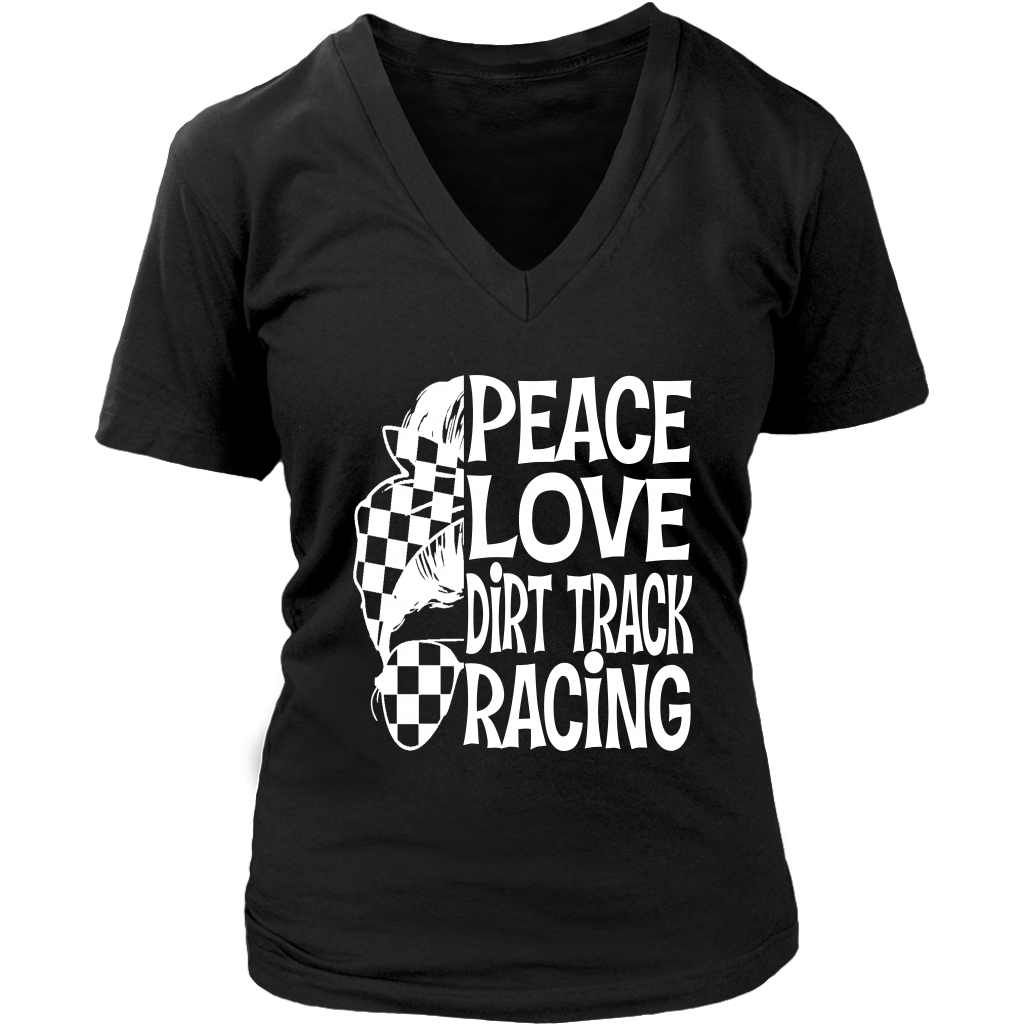 dirt track racing girl t-shirts