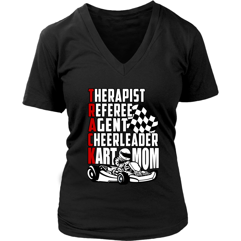 go Kart racing mom t-shirts