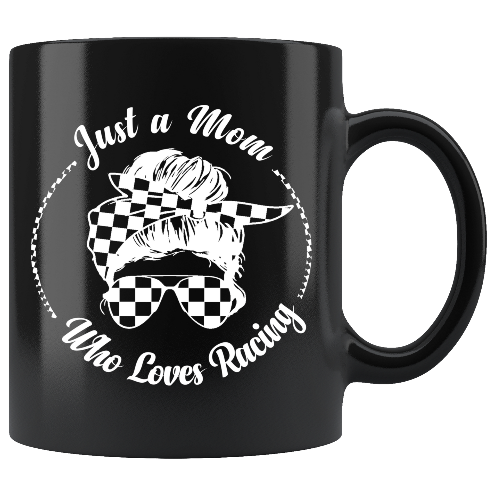 racing mom mug