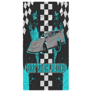 Dirt Track Racing Late Model Beach Towel