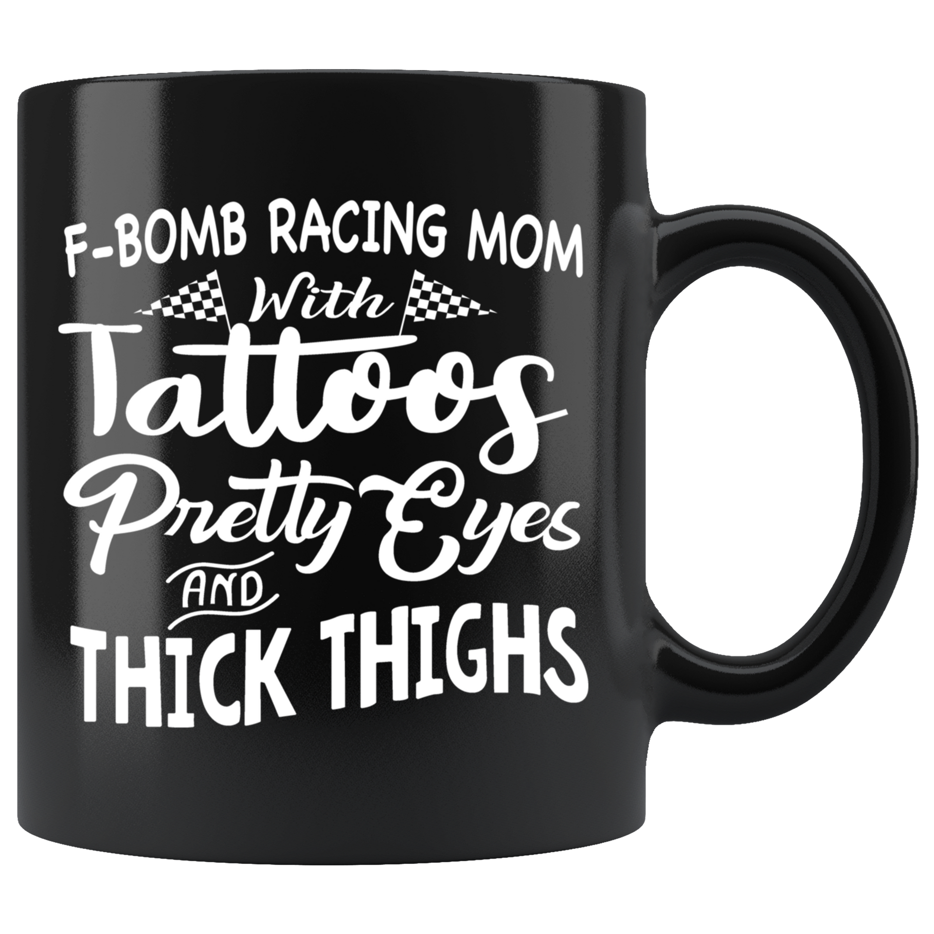 racing mom mug